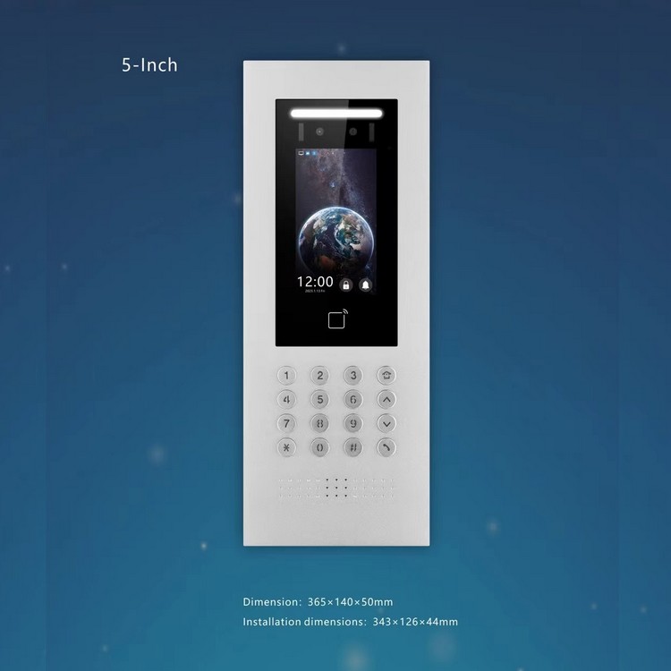 5寸云对讲门口机